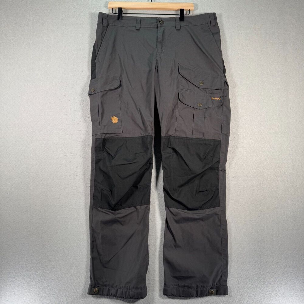 Fjallraven Vidda Pro G-1000 Trouser Pants Womens 35-36 Gray Ventilated Trek Hike